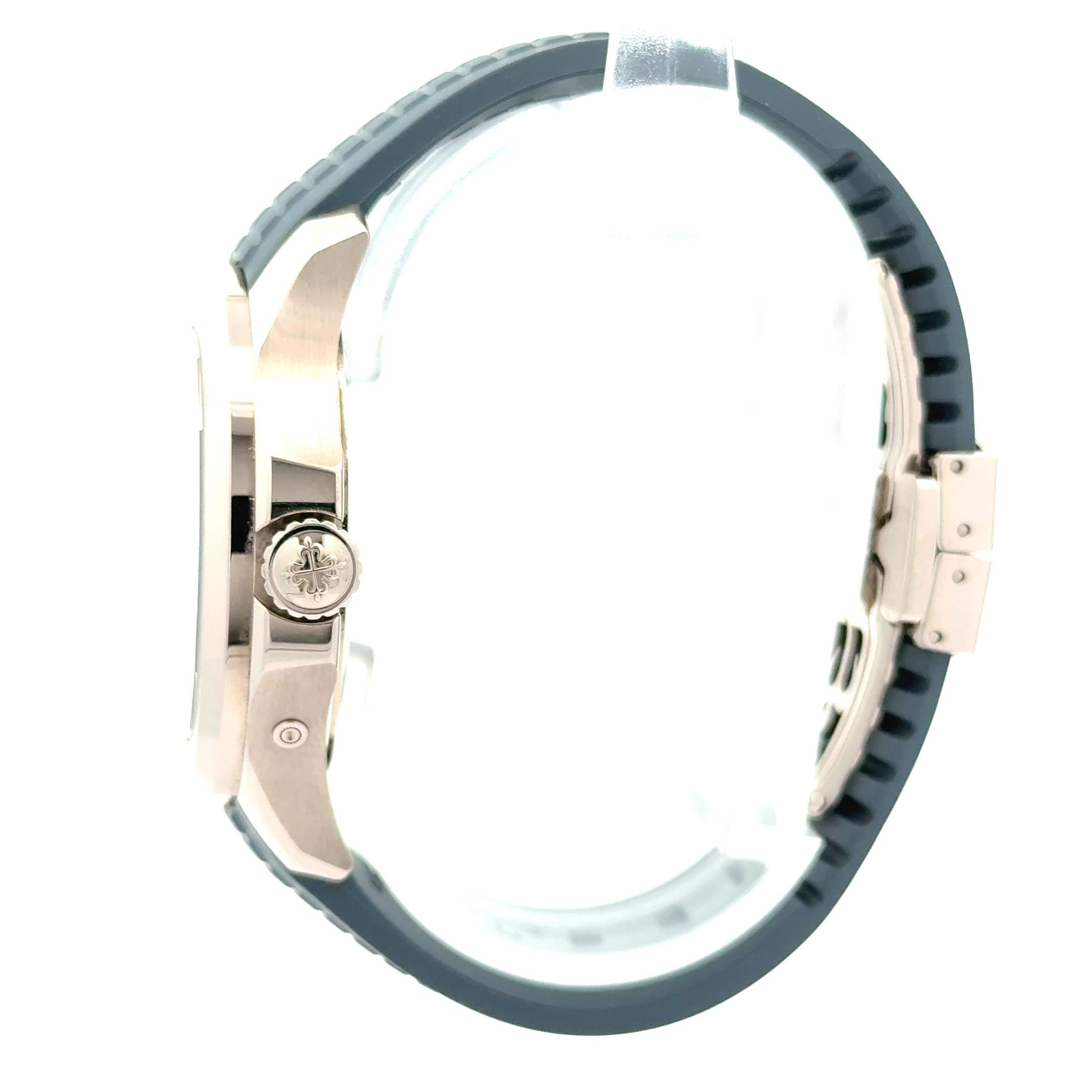 Patek Philippe 2024 Aquanaut 5164G-001 Travel Time 18k Watch w/ Box and Papers