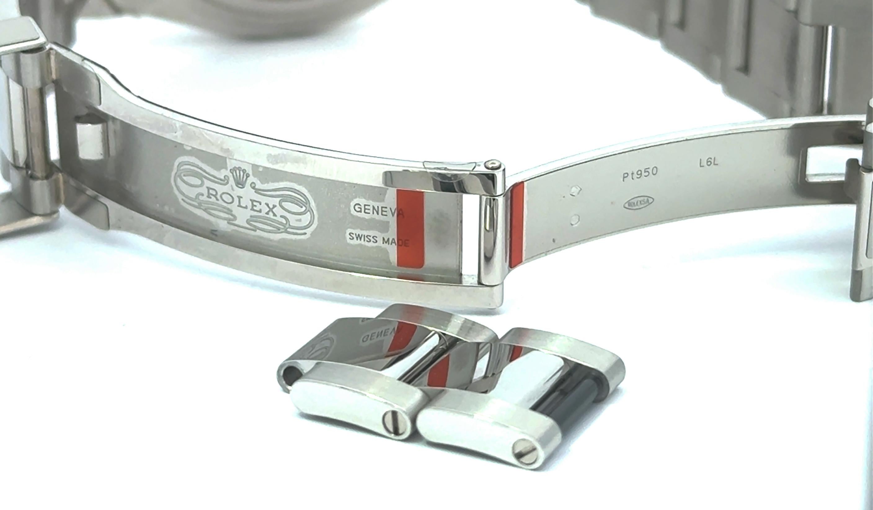 Rolex 2025 Daytona 126576TBR Diamond Ice Dial and Bezel Platinum Watch FULL SET