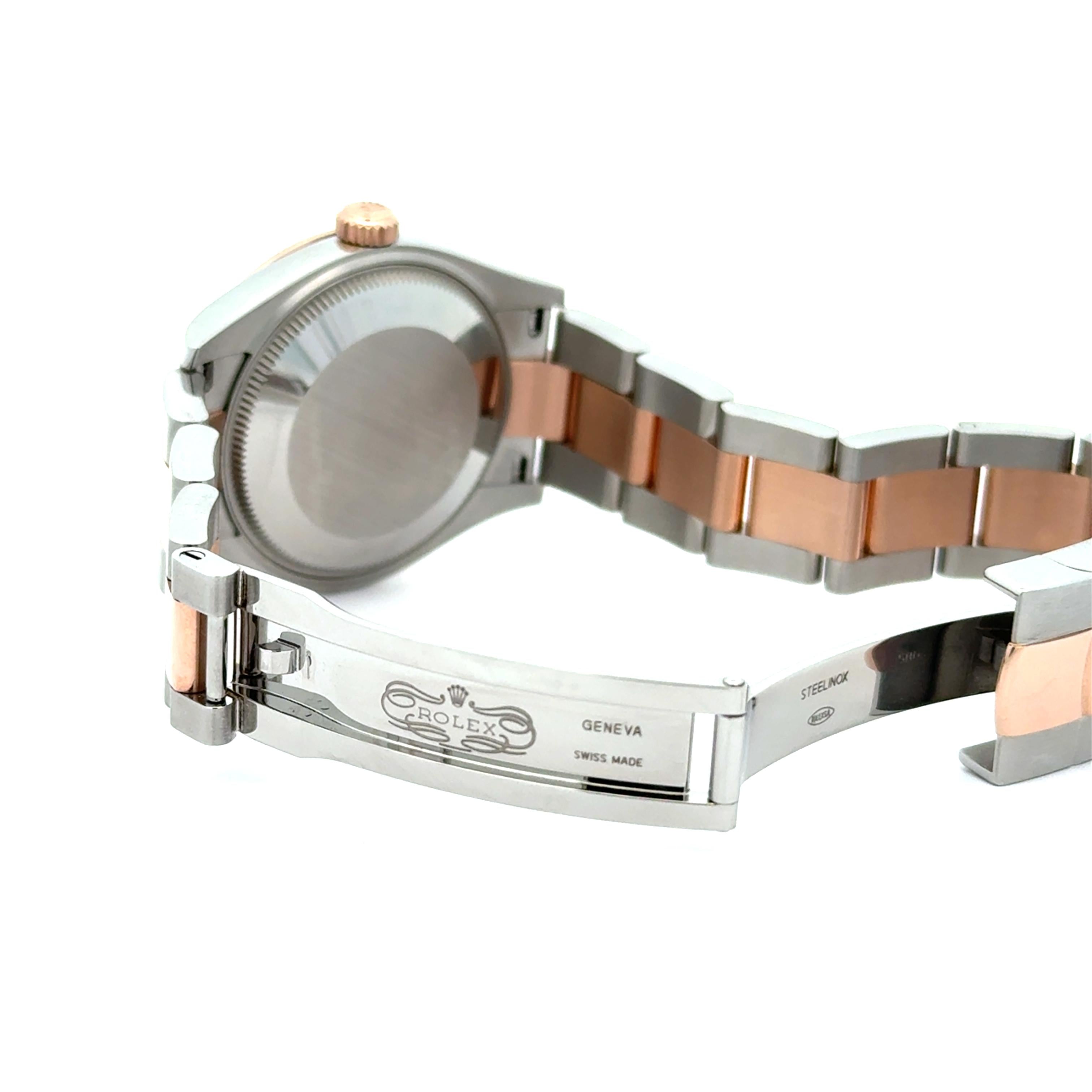 Rolex 2024 Datejust 278271 Chocolate Roman 31mm Dial Two Tone Watch w/ Card