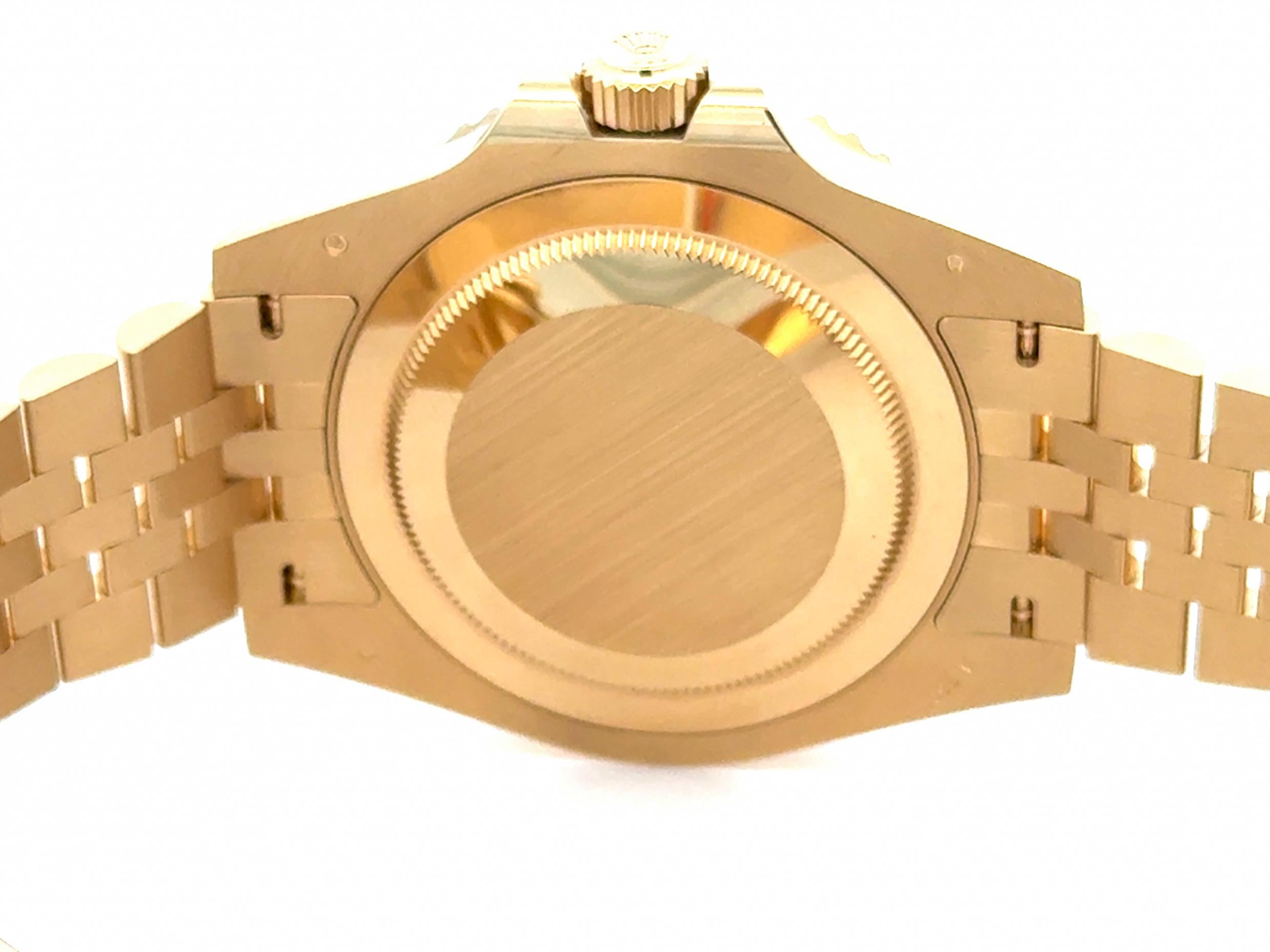 Rolex 2025 GMT-Master II 126718GRNR Tiger Iron Dial Yellow Gold Jubilee Watch