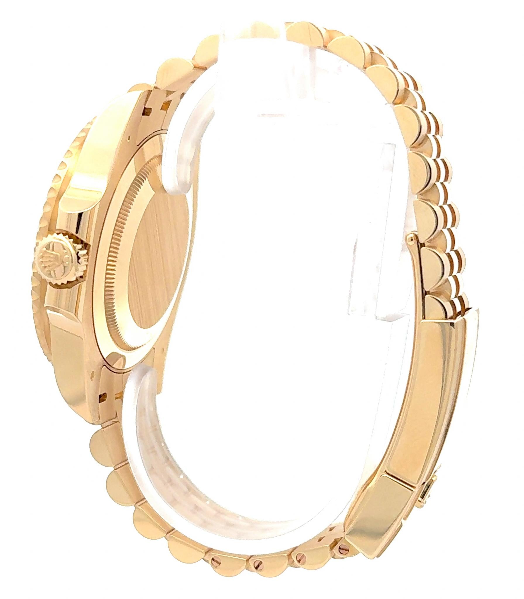 Rolex 2025 GMT-Master II 126718GRNR Tiger Iron Dial Yellow Gold Jubile