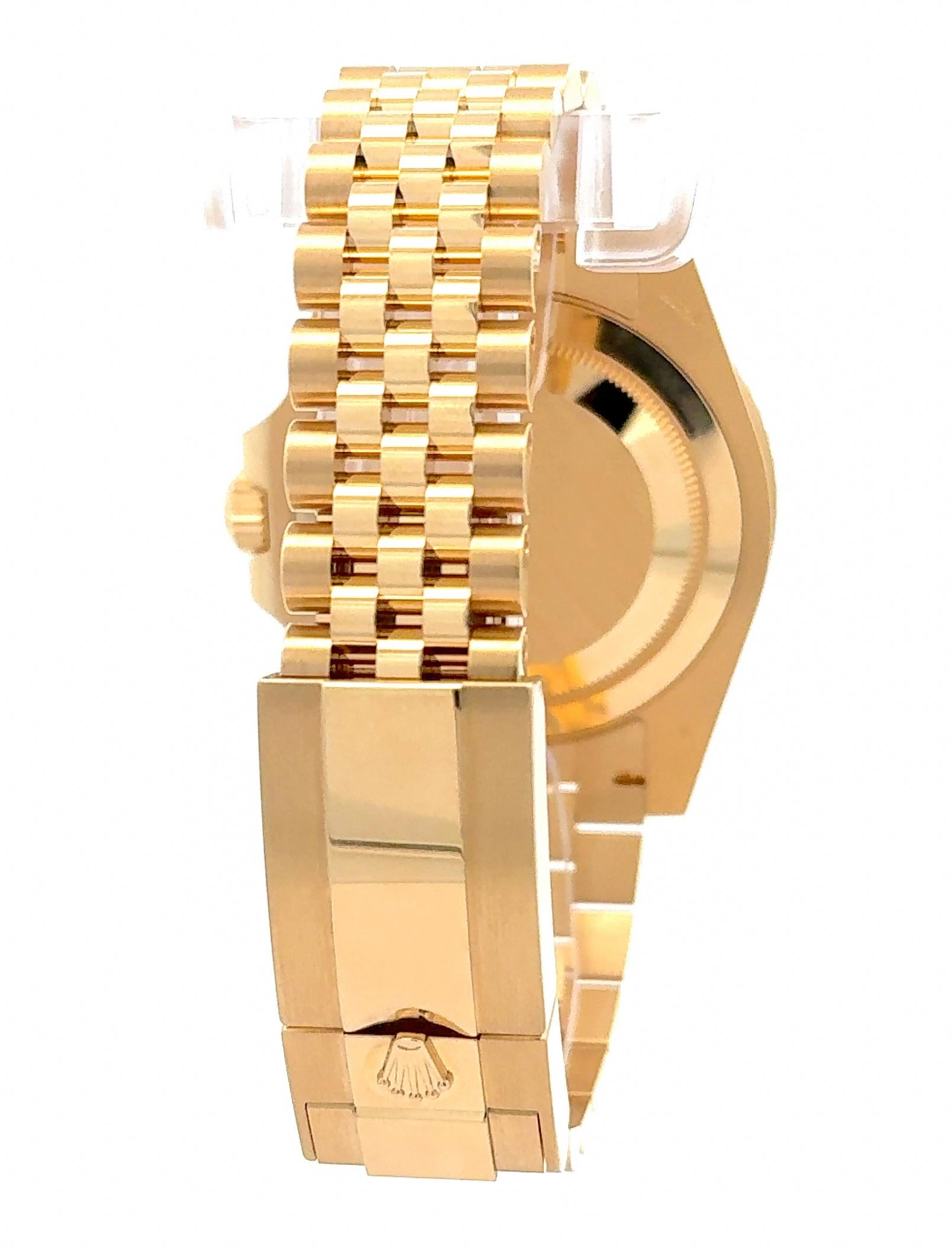 Rolex 2025 GMT-Master II 126718GRNR Tiger Iron Dial Yellow Gold Jubilee Watch