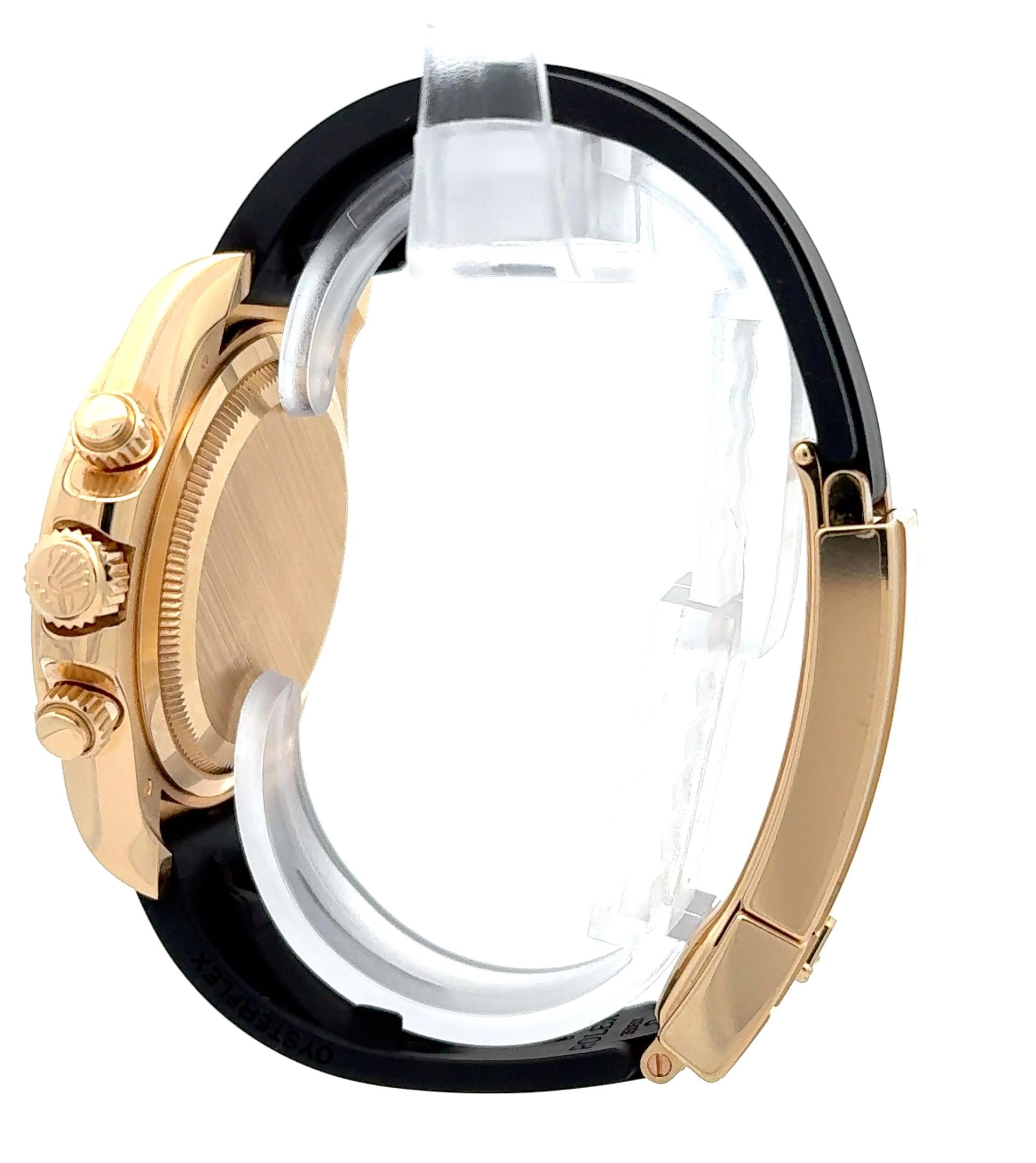 Rolex 2023 Daytona 126518LN Yellow Gold 40mm Oysterflex Watch w/ CARD ONLY