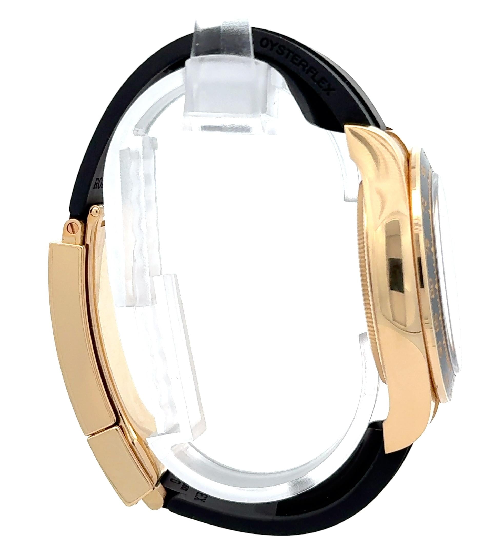 Rolex 2023 Daytona 126518LN Yellow Gold 40mm Oysterflex Watch w/ CARD ONLY