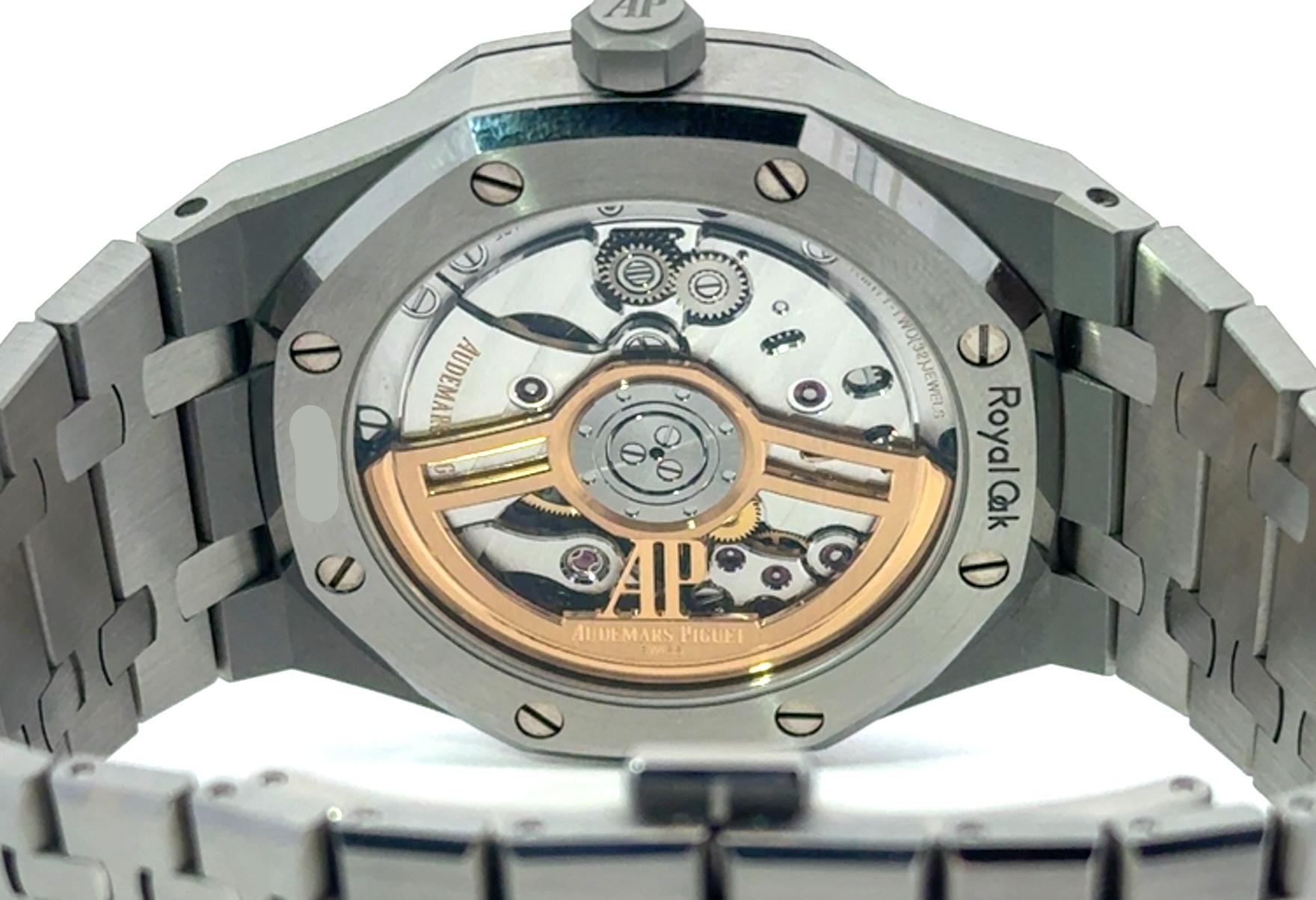 Audemars Piguet Royal Oak 15510ST.OO.1320ST.09 Green Dial Watch w/ Box and Card