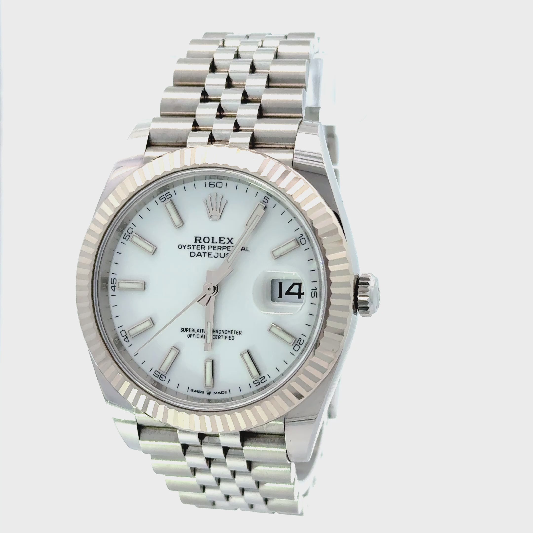 Rolex 2022 Datejust 126334 Stainless 41mm Jubilee Watch w/ Box and Papers