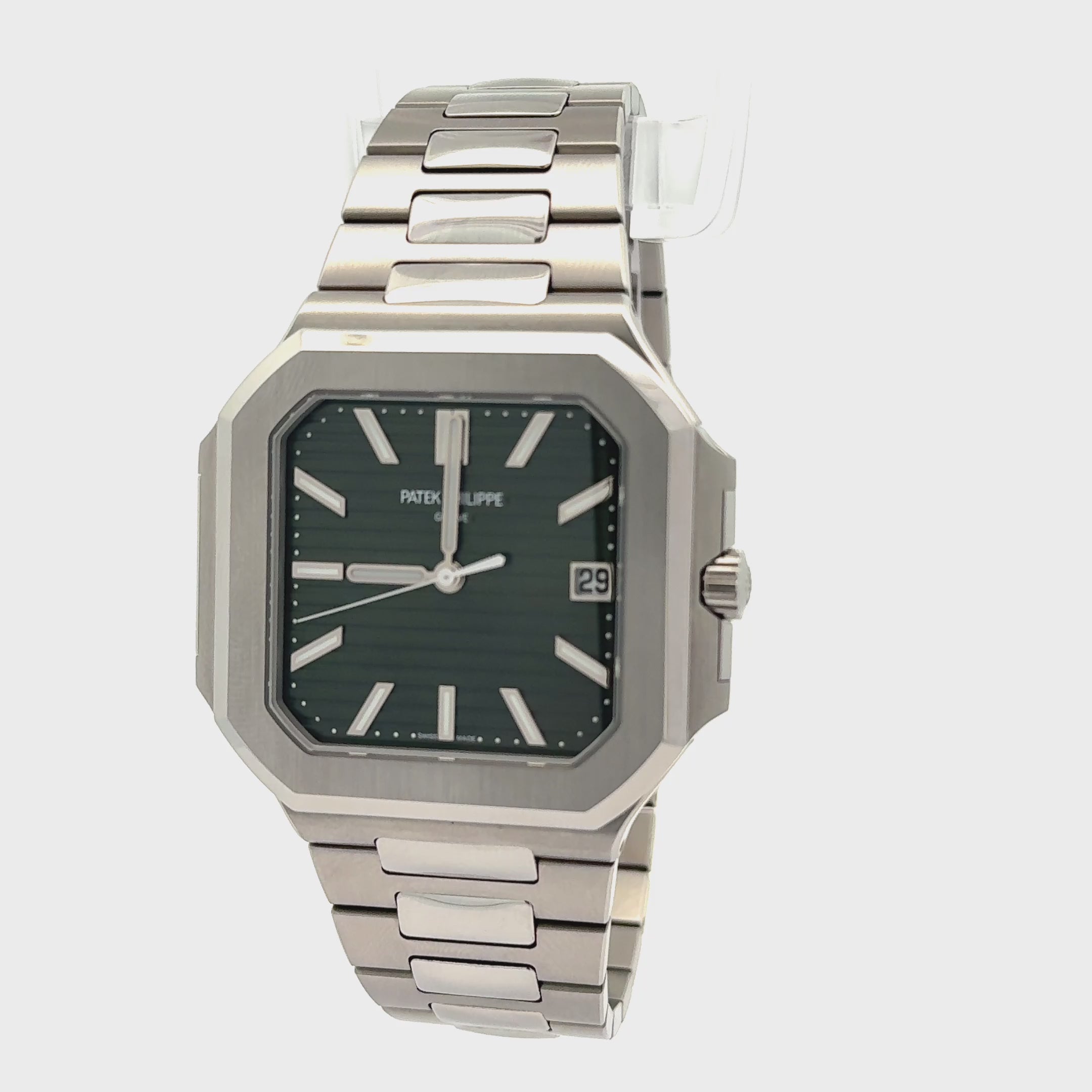 Patek Philippe 2024 Green Cubitus 5821/1A-001 Stainless Watch w/ Box and Papers