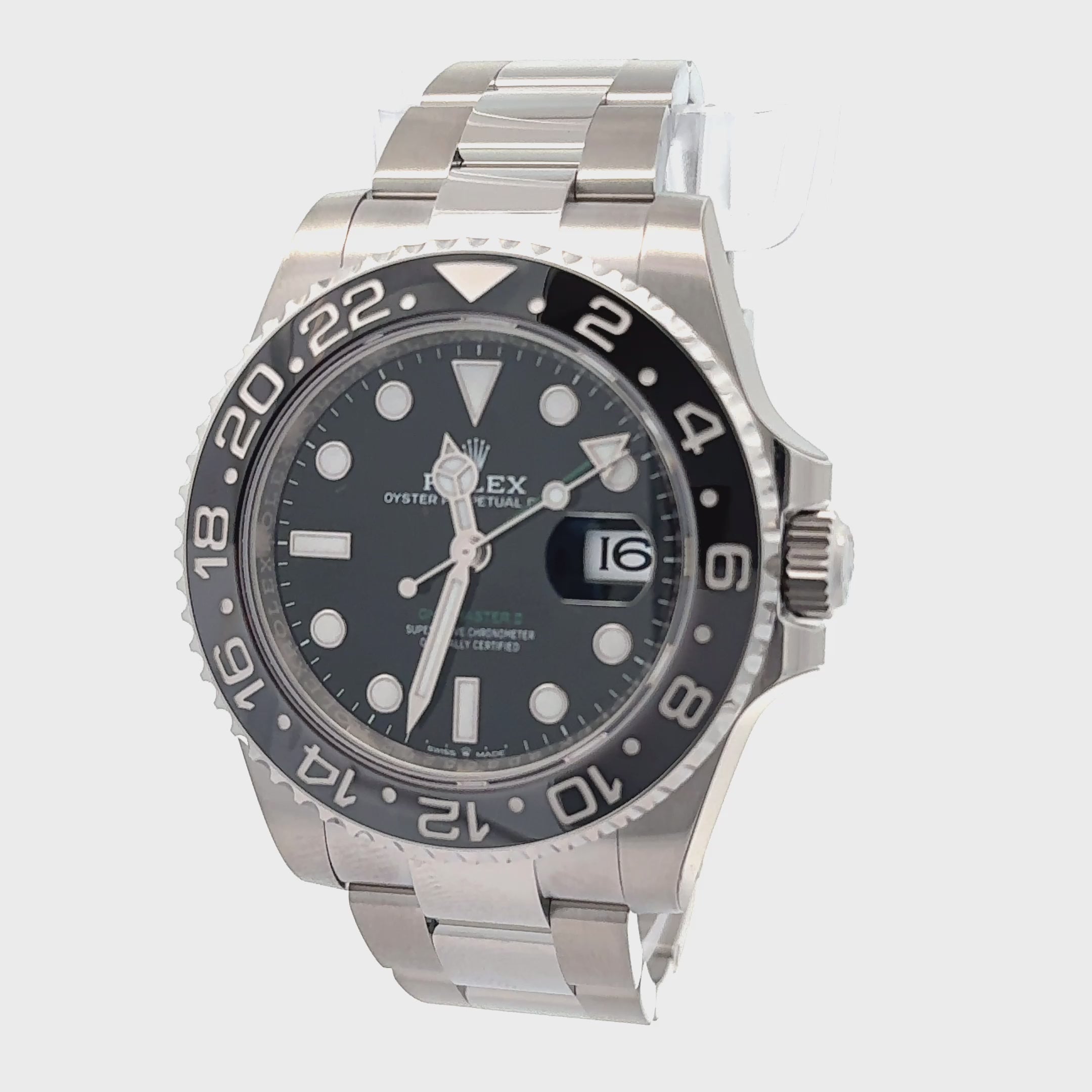 Rolex 2024 GMT-Master II 126710GRNR Stainless Wrist Watch w/ Box and Papers