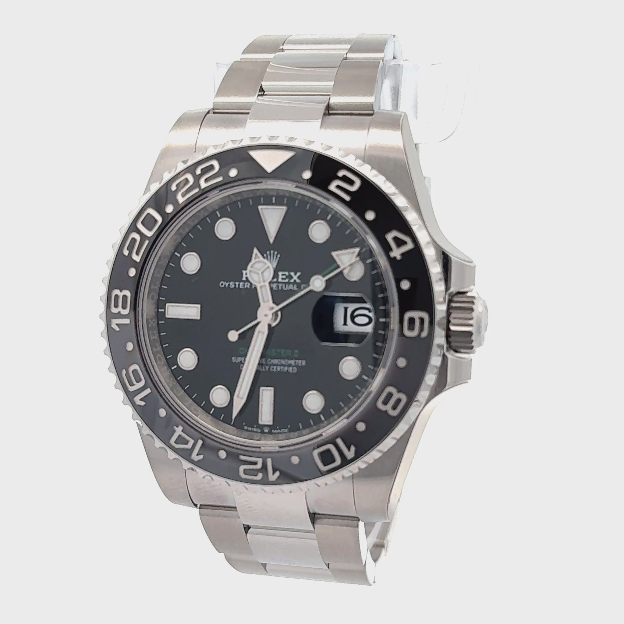 Rolex 2024 GMT-Master II 126710GRNR Stainless Wrist Watch w/ Box and Papers