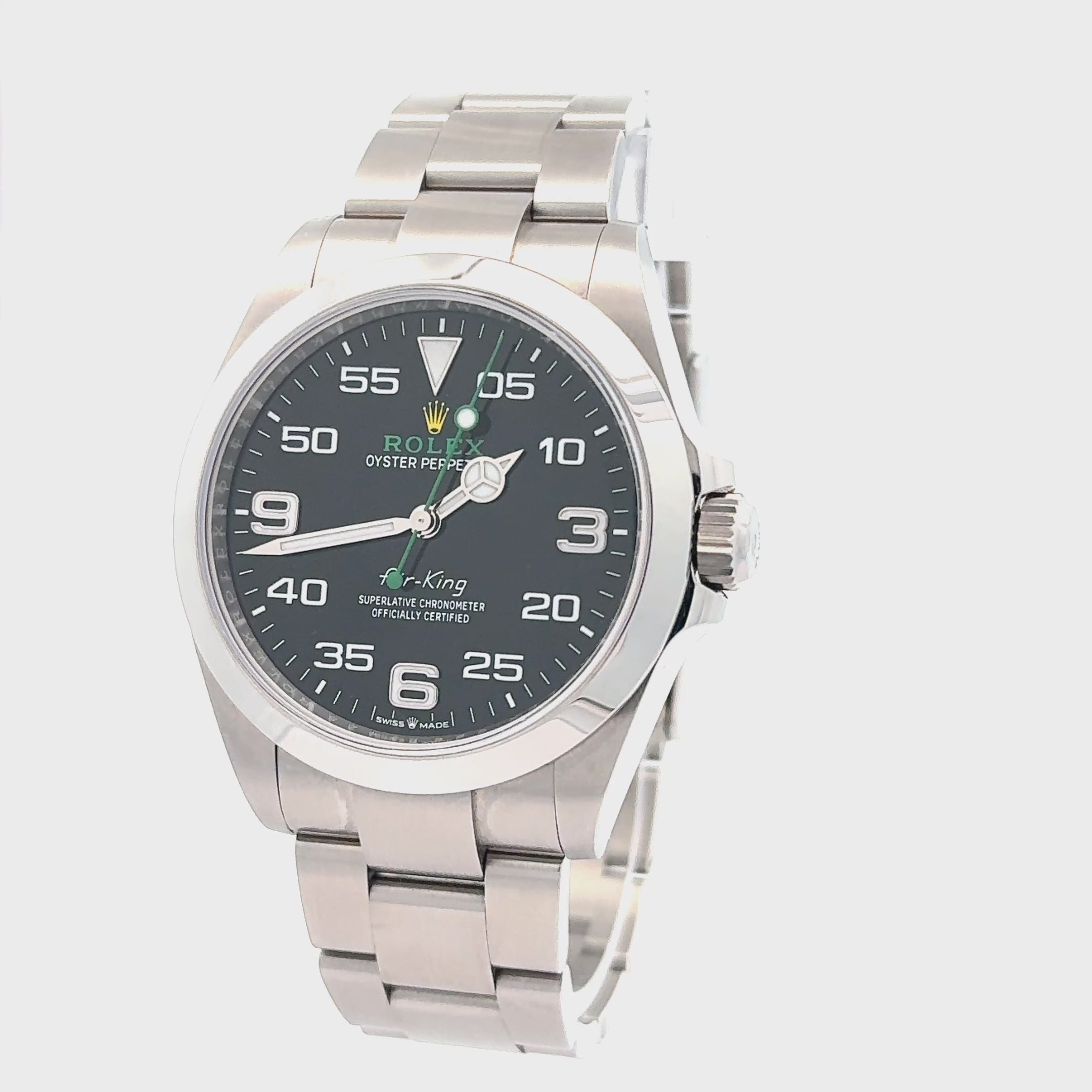 Rolex 2023 Air King - 126900 40mm Stainless Steel Oyster Watch w/ Box and Papers